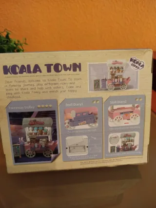 Carrito dulces/helados con luz en miniatura