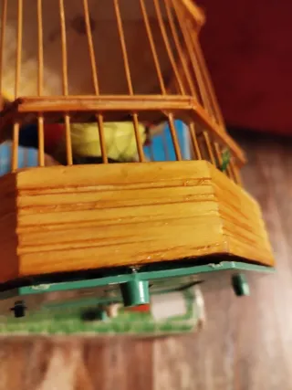 Gabbietta con uccellino sonoro