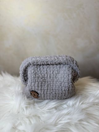 Clutch uncinetto grigio