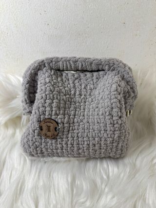 Clutch uncinetto grigio