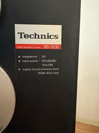 Altavoces Technics SB-3130 Negros