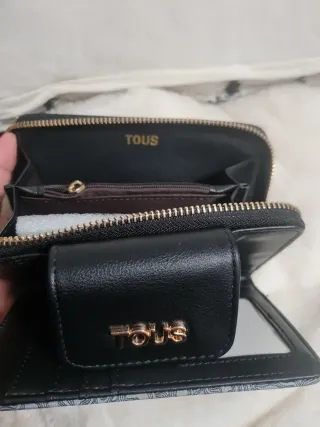 Cartera Negra y Gris