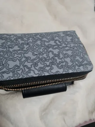 Cartera Negra y Gris