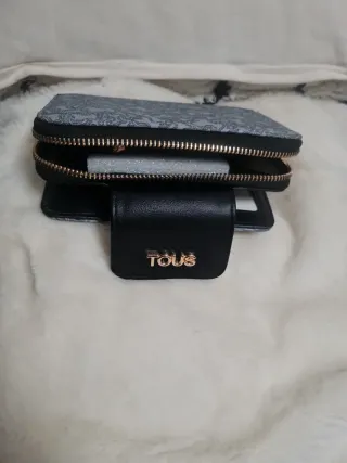 Cartera Negra y Gris