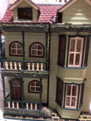 Casa Madera Figuras Decorativas