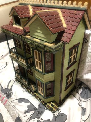 Casa Madera Figuras Decorativas