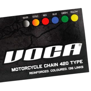 Cadena 420 Boca Derbi Rieju Aprilia Sherco