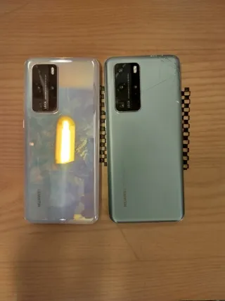 Huawei P40 Pro Schermo Rotto Grigio/Argento