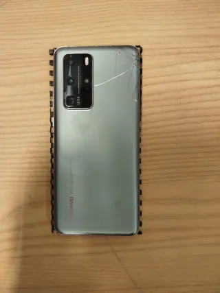 Huawei P40 Pro Schermo Rotto Grigio/Argento