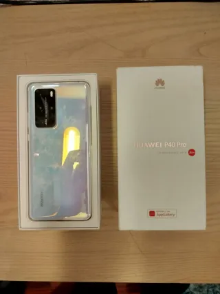 Huawei P40 Pro Schermo Rotto Grigio/Argento