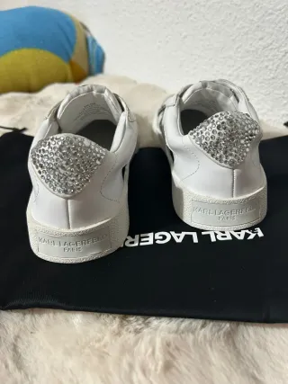 Zapatillas Karl Lagerfeld Blancas con Pedrería