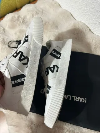 Zapatillas Karl Lagerfeld Blancas con Pedrería