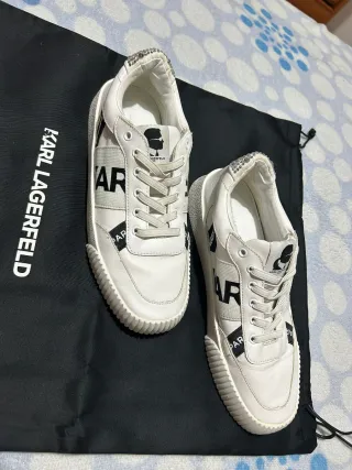 Zapatillas Karl Lagerfeld Blancas con Pedrería