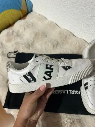 Zapatillas Karl Lagerfeld Blancas con Pedrería