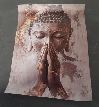 Stampa su tela Buddha in meditazione 30x40
