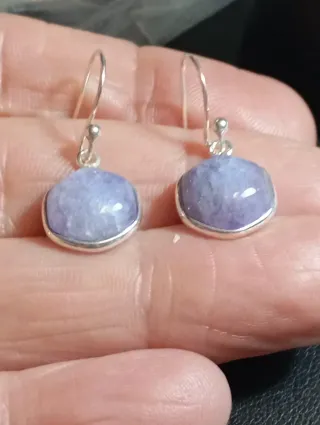 Pendientes Plata ley amatista