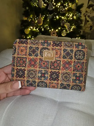 Cartera de corcho Corkor multicolor