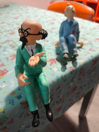 Tintin. 2 Figuras fuera serie muy raras