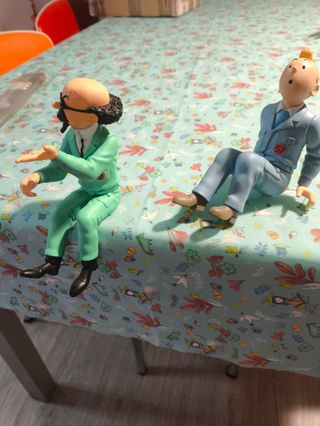 Tintin. 2 Figuras fuera serie muy raras