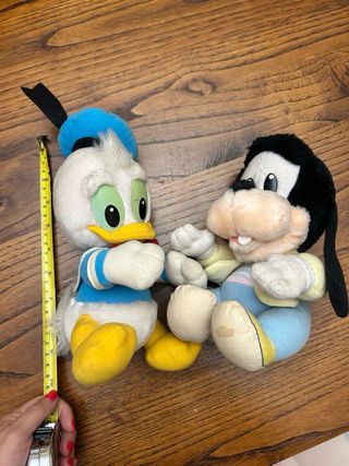 Coppia Peluche Disney Vintage Anni 90