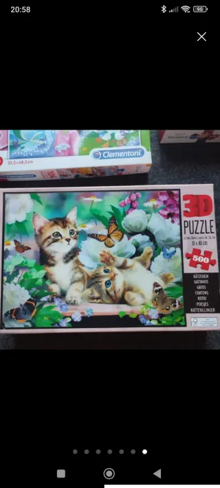 Lote 5 Puzzles Infantiles (Trefl, Educa, Clementon