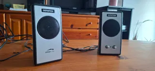 Altavoces PC Definition Plata y Negro