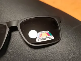 Gafas de sol con clip-on.