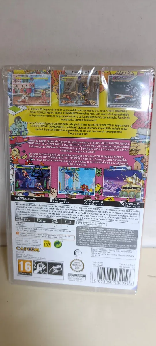 Capcom Arcade Stadium 1+2 NUEVO PRECINTADO