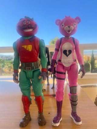 Pareja Muñecos Fortnite Tomatohead y Cuddle Team