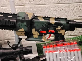 Fusil asalto de  Juguete con Batería y Accesorios