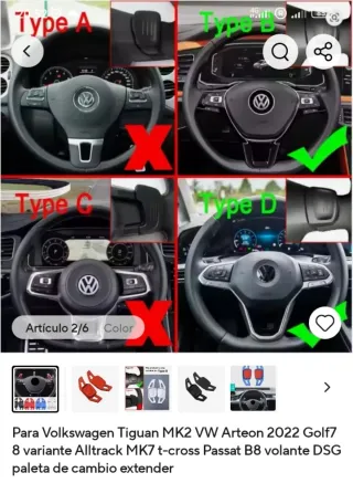 para volkswagen golf 7