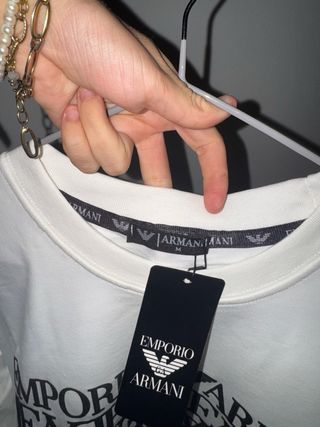 Sudadera Emporio Armani Blanca Talla M