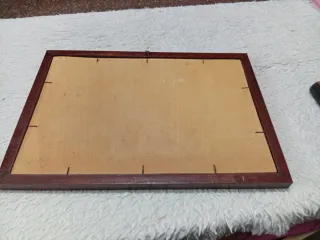 Quadro Vintage Mondo in Metallo e Legno