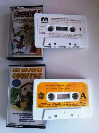 2 Casetes Cuentos Inolvidables y Mejores Cuentos