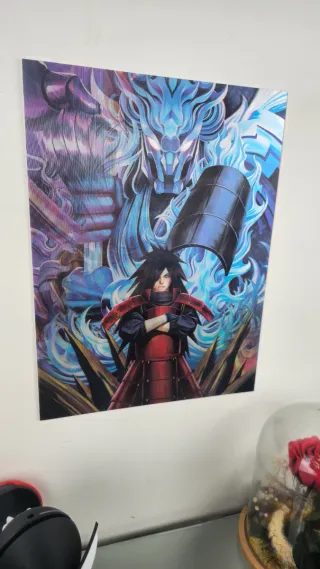 Póster 3D Lenticular Naruto Sasuke