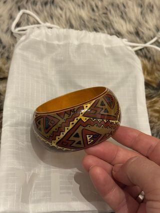 Pulsera Madera Bimba y Lola Ancha