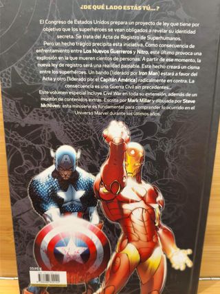 Pack cómics Marvel Deluxe - Civil War (y Preludio)