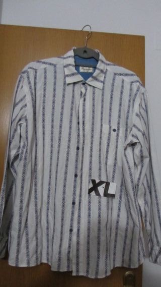 Camisas estampadas T, XL, manga larga y chalecos