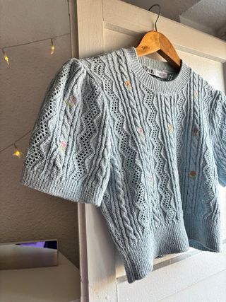 Top de punto Zara