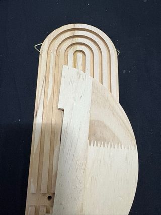 Scaffale da parete in legno nuovo