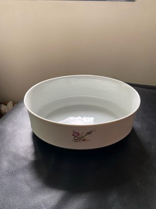 Travessa oval Excel Porcelanas com motivo floral