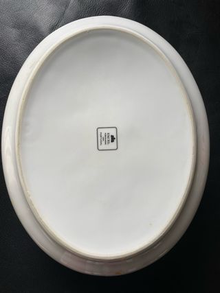 Travessa oval Excel Porcelanas com motivo floral