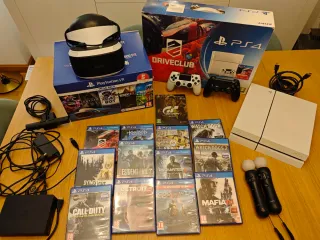 PS4 Bianca + VR + Giochi