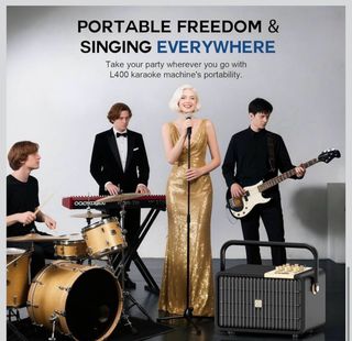 Máquina Karaoke L400 + 2 Micrófonos NUEVO