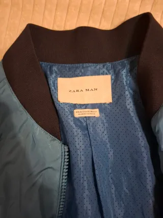 Chaqueta Zara Man XL Azul
