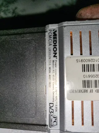 Tarjeta sintonizadora Medion DVB-T PCMCIA