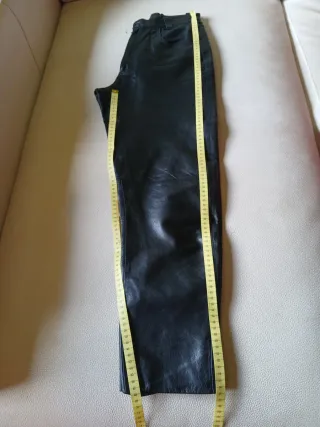 Pantalón Cuero Vintage Talle Alto