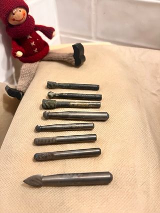 Juego 8 fresas metal