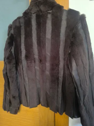 Chaqueta vintage piel marrón