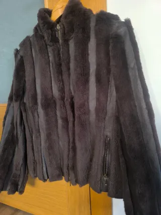 Chaqueta vintage piel marrón